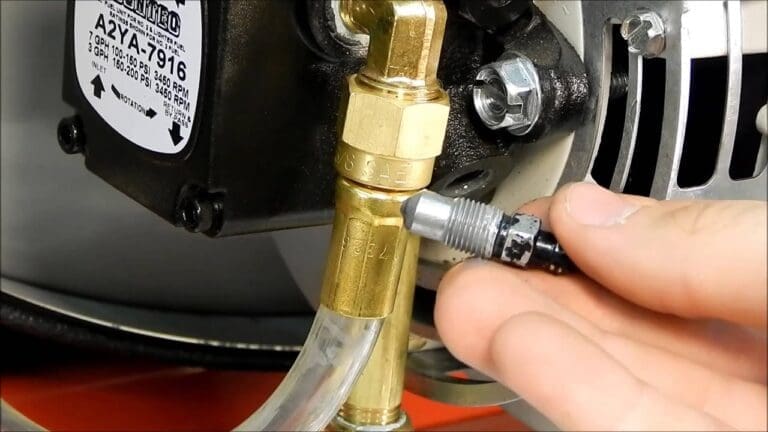 Nozzle check for fuel pressure