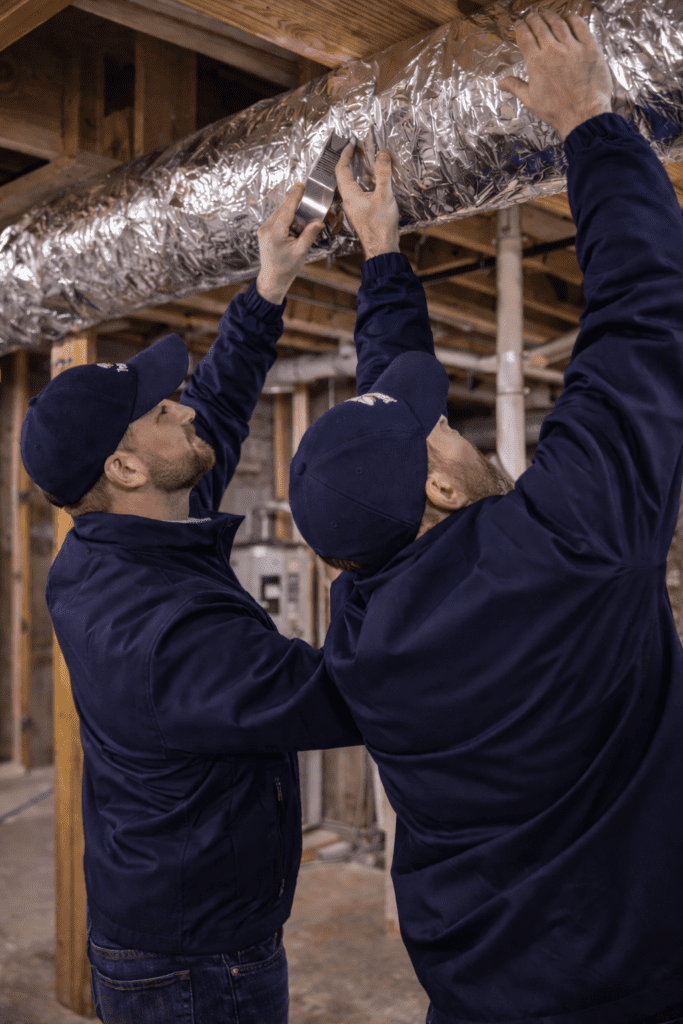winterizing ductwork tightens up drafts and makes the HVAC system more efficient.